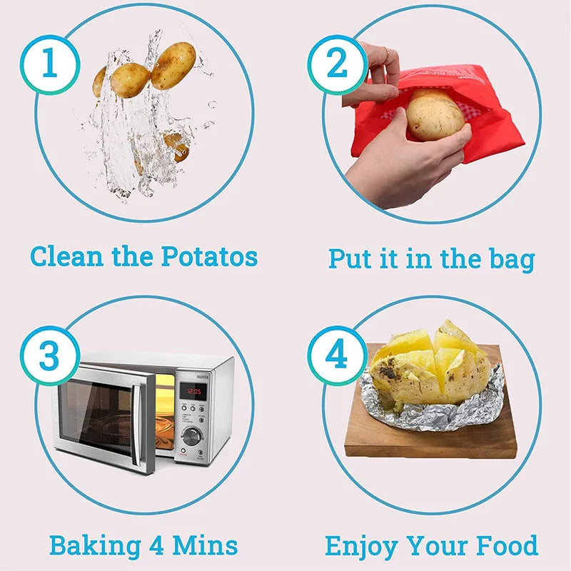 Everyday Home Australia Microwave Potato Cooker Bag