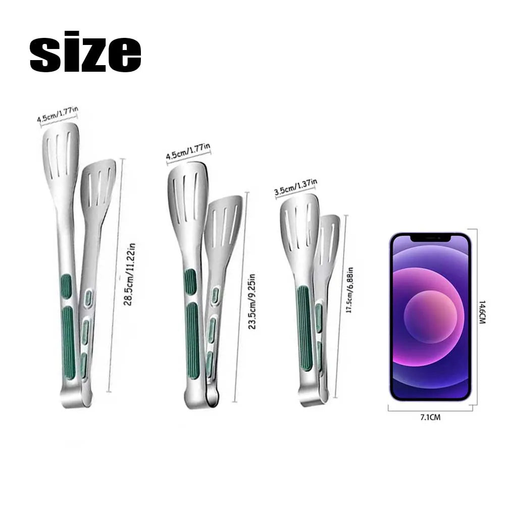 Everyday Home Australia Non-Slip Stainless Steel Tongs